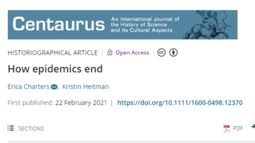 Centaurus - How epidemics end